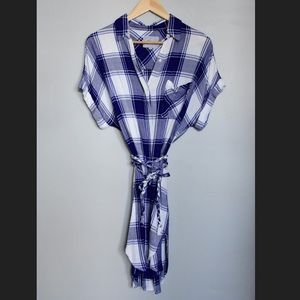Rails LA outrageously soft plaid shirt dress